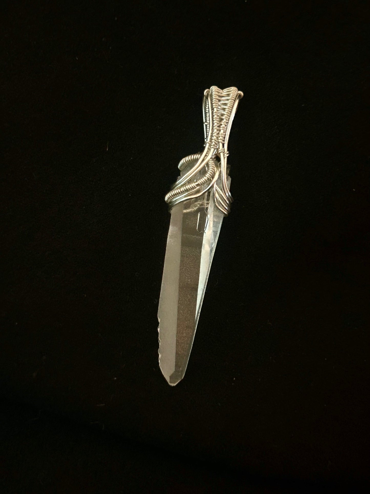 Quartz Point Pendant - Sterling Silver