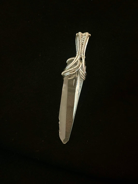 Quartz Point Pendant - Sterling Silver